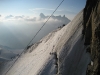 Abstieg vom Aiguille du Midi - Mont Blanc